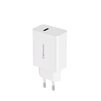 Nanocable Cargador 1 X Usb 5v 21a Blanco